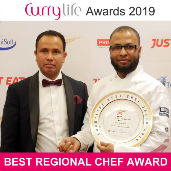 Lea Cross Tandoori Restaurant Winner of Curry Life Best Chef Award 2019