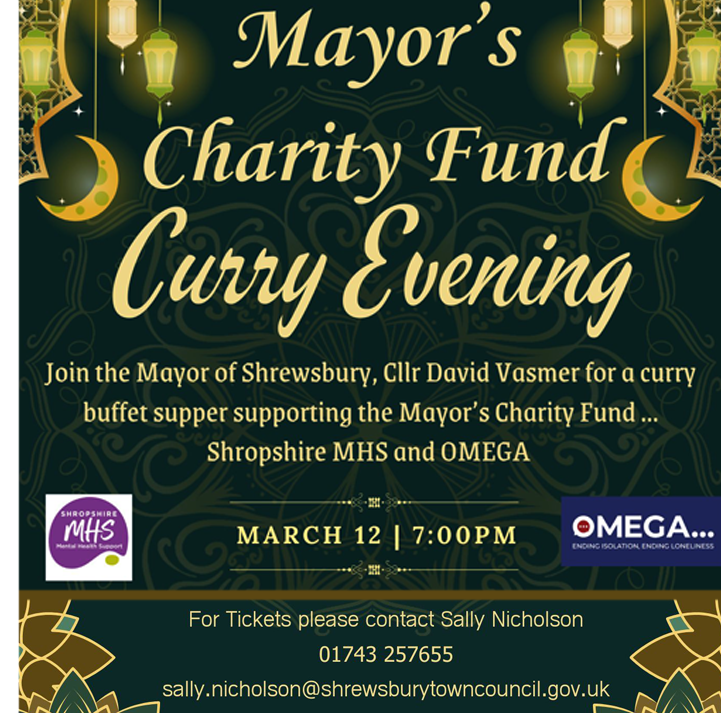 Charity Curry Evening March 12th 2025